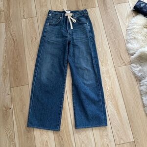 Citizens Of Humanity Blue Flare & Wide Leg Jeans